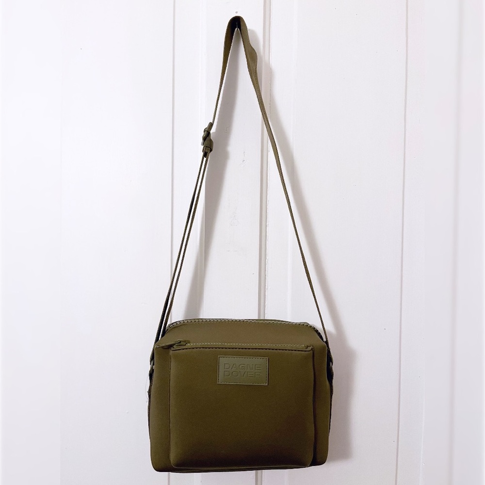 Dagne Dover Micah Crossbody in Dark Moss